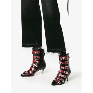 Gucci buckle ankle boots SZ 39.5